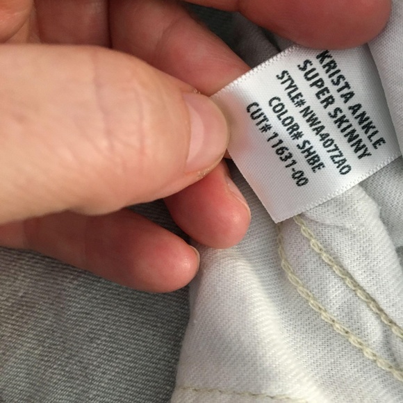 Hudson Krista Ankle Super Skinny Jeans Gray Sz 28 - Picture 5 of 13
